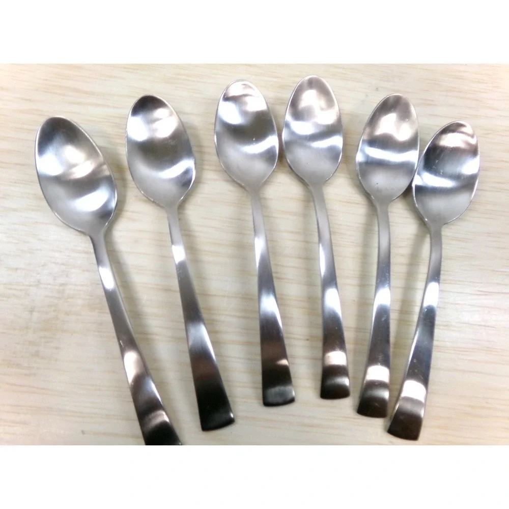 Zwilling J A Henckels Bellasera 18/10 Stainless Teaspoons Satin Lot of 6